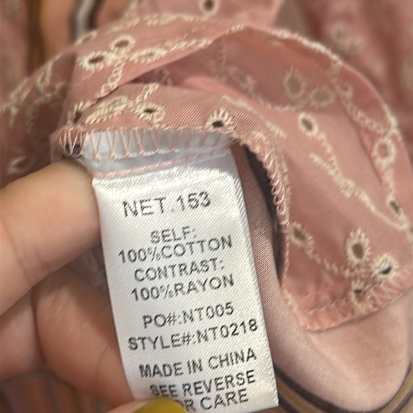 [Maeve‎] Pink and Black Patterned Blouse nwt - Picture 4 of 6